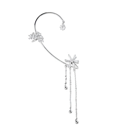 Brincos de Tassel Floral Rotativos